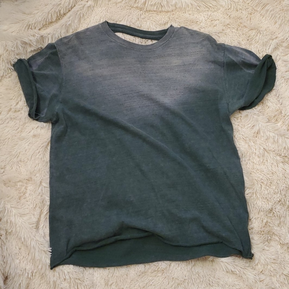 Affliction lace up tee